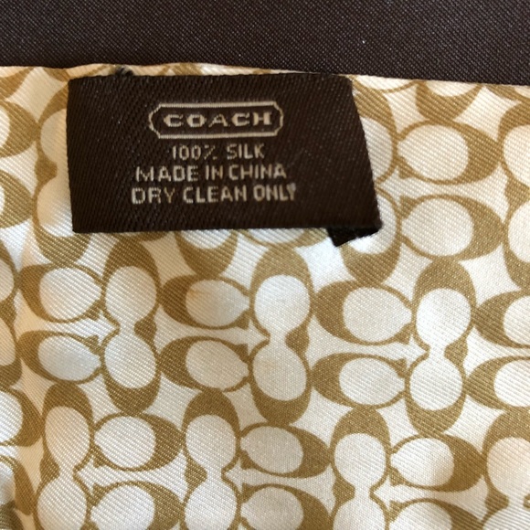 Coach 100% scarf - Picture 4 of 6